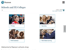 Tablet Screenshot of pearsonschoolsandfecolleges.co.uk